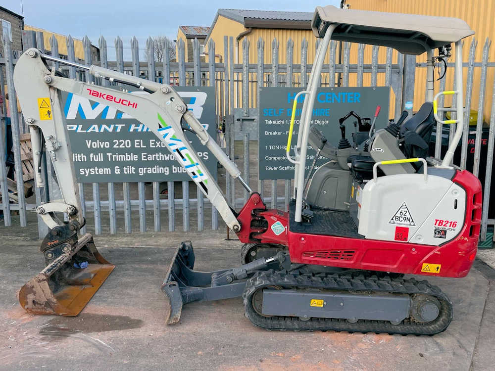 Plant Equipment - Image of a Takeuchi TB216